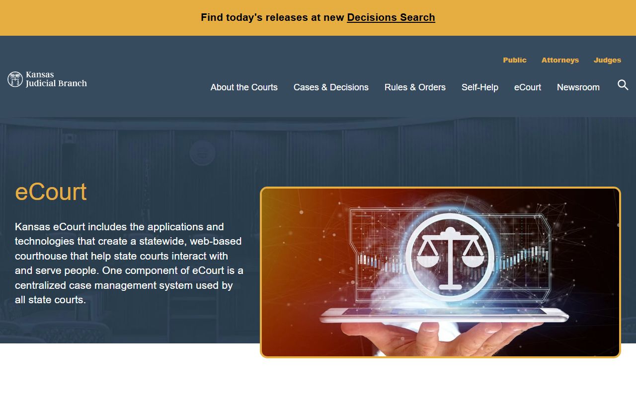 Kiowa County court records appellate public access portal